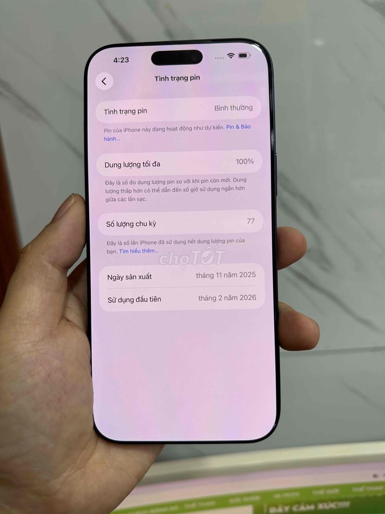 iphone 17promax lock 256g liknew bh 2/2027. Mua bán Điện thoại tại Quận Lê Chân Hải Phòng được đăng bởi hoang anh hình 1