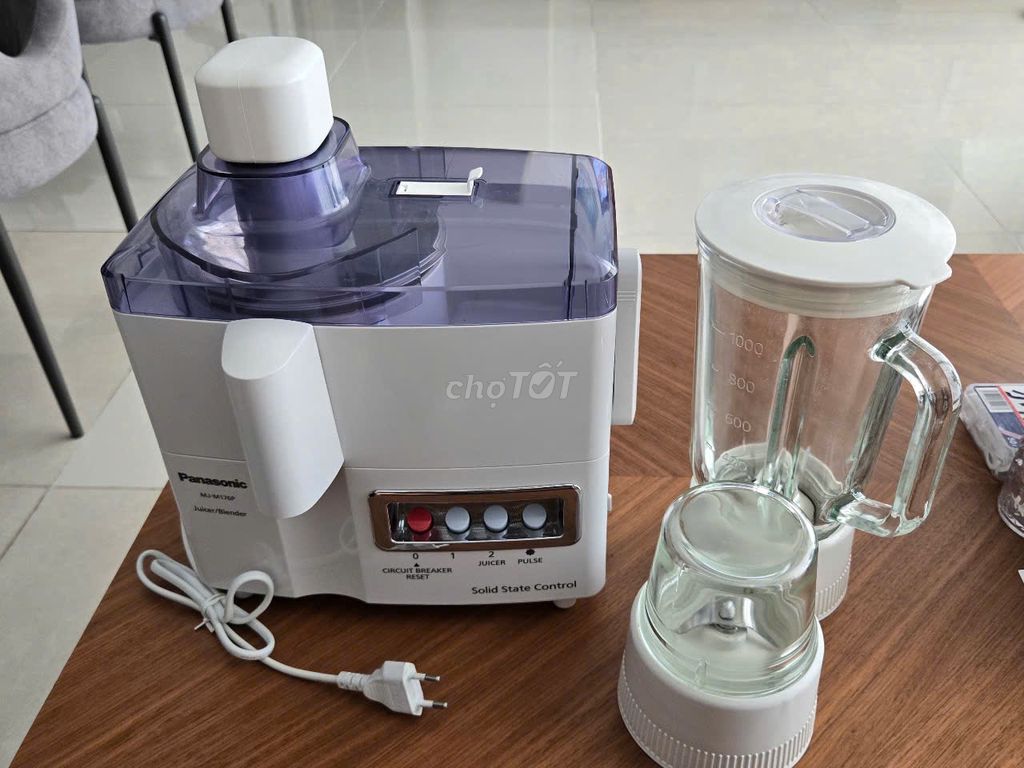 Máy xay ép đa năng Panasonic MJ-M176P mới 95%. Mua bán Bếp, lò, đồ điện nhà bếp tại Quận 4 Tp Hồ Chí Minh được đăng bởi Kim Thuy hình 1