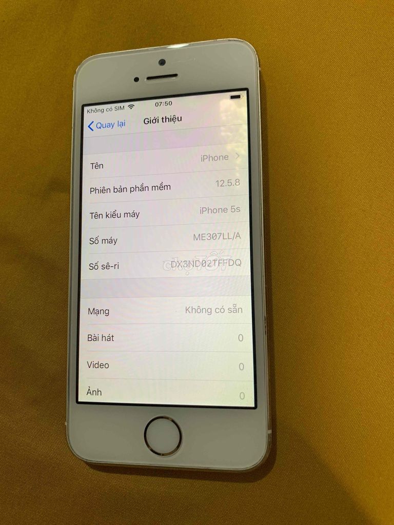 ip 5s 16GB vàng. Mua bán Điện thoại tại Quận 8 Tp Hồ Chí Minh được đăng bởi Cang Cang hình 1