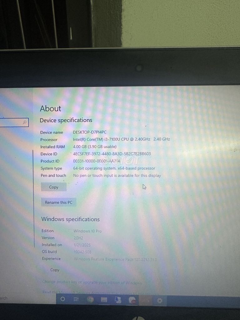 HP ProBook i3-7100U 4GB. Mua bán Laptop tại Quận Nam Từ Liêm Hà Nội được đăng bởi Dang lam hình 1