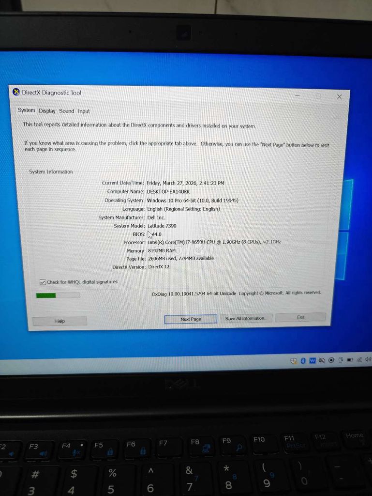 Dell Latitude 7390 i7-8650U/8G/256G/13" FHD đẹp. Mua bán Laptop tại Quận 12 Tp Hồ Chí Minh được đăng bởi Cầm Đồ Thanh Lý hình 1