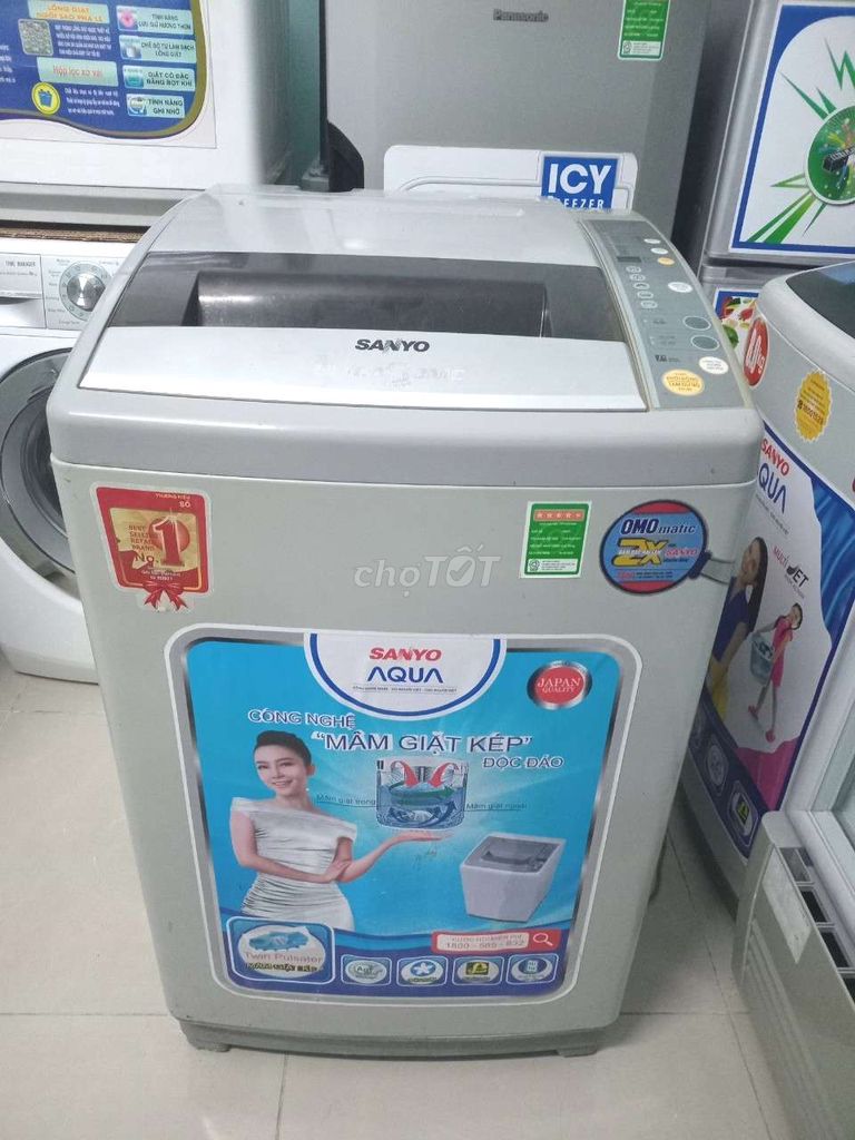 Thanh lý máy giặt Sanyo 10kg chạy tốt vắt êm 👇