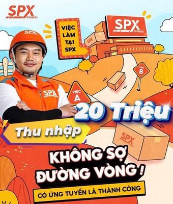 [SPX KIÊN LƯƠNG] TUYỂN SHIPPER GIAO HÀNG