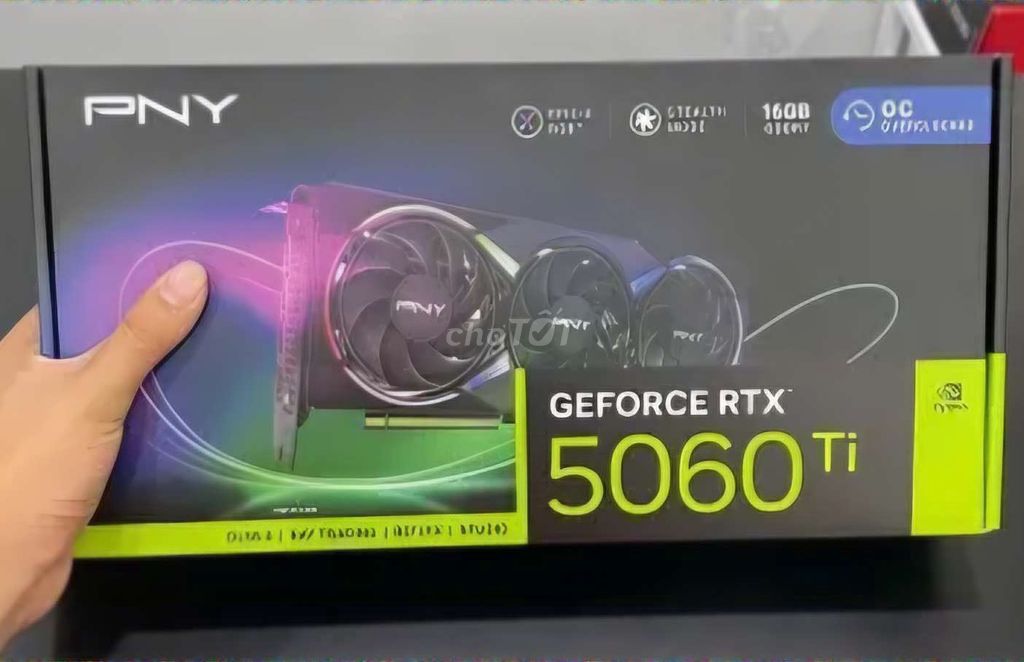 Card đồ họa PNY RTX 5060 Ti 16GB 3 quạt. Mua bán Linh kiện (RAM, Card...) tại Thành phố Phúc Yên Vĩnh Phúc được đăng bởi Điềm hình 1