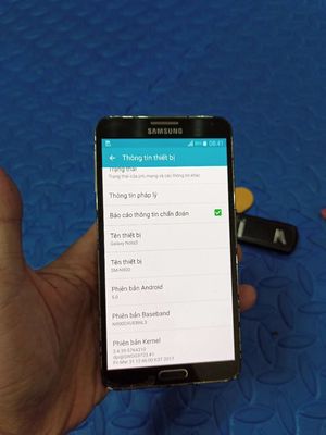 Bán Samsung Note3 zin nứt nhẹ màn amoled