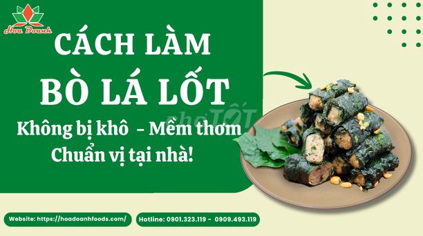 Bò cuốn lá lốt. Mua bán Đồ ăn, thực phẩm và các loại khác tại Quận 12 Tp Hồ Chí Minh được đăng bởi Doanh Hoa hình 1