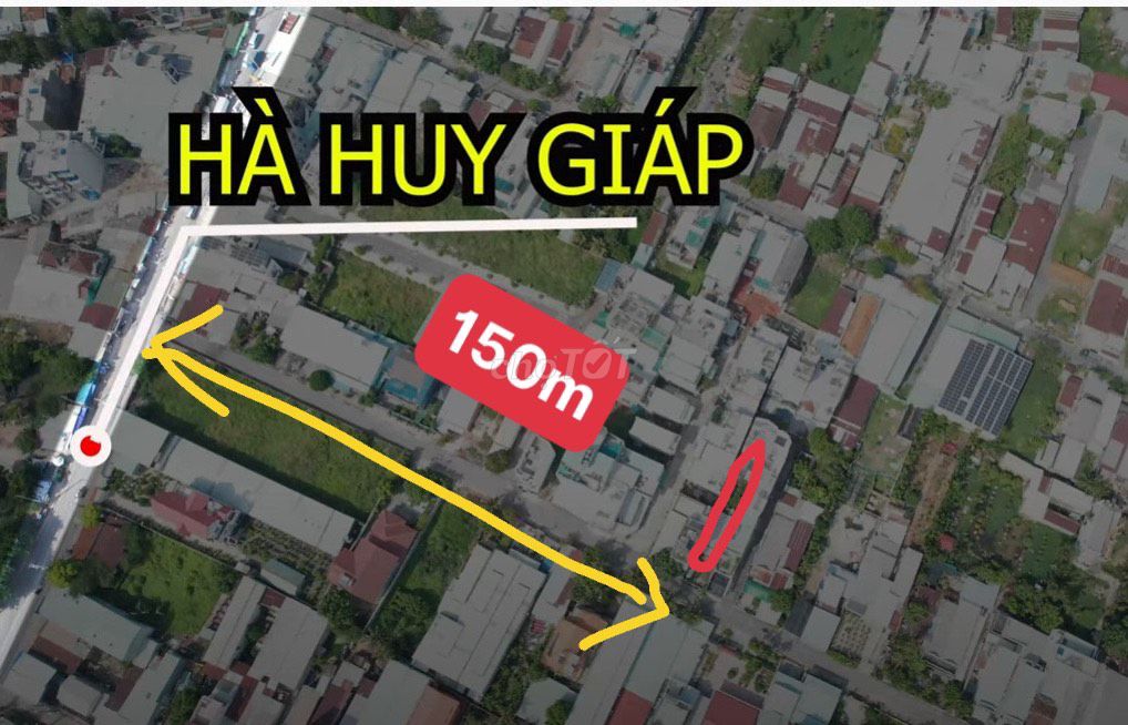 MT TL49 , CÁCH HÀ HUY GIÁP 150M-200M2 THỔ CƯ-11 TỶ