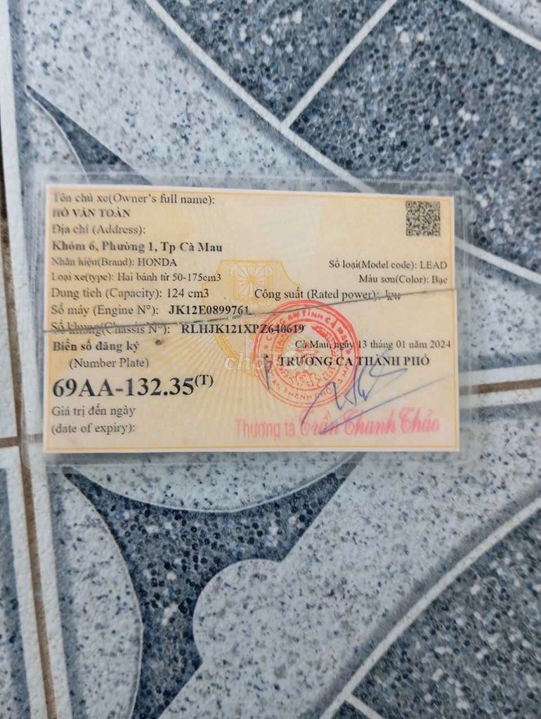 CẦN BÁN XE LIKE NEW 98% ODO 22k KM. Mua bán Xe máy tại Thành phố Cà Mau Cà Mau được đăng bởi Huy Hồ hình 5