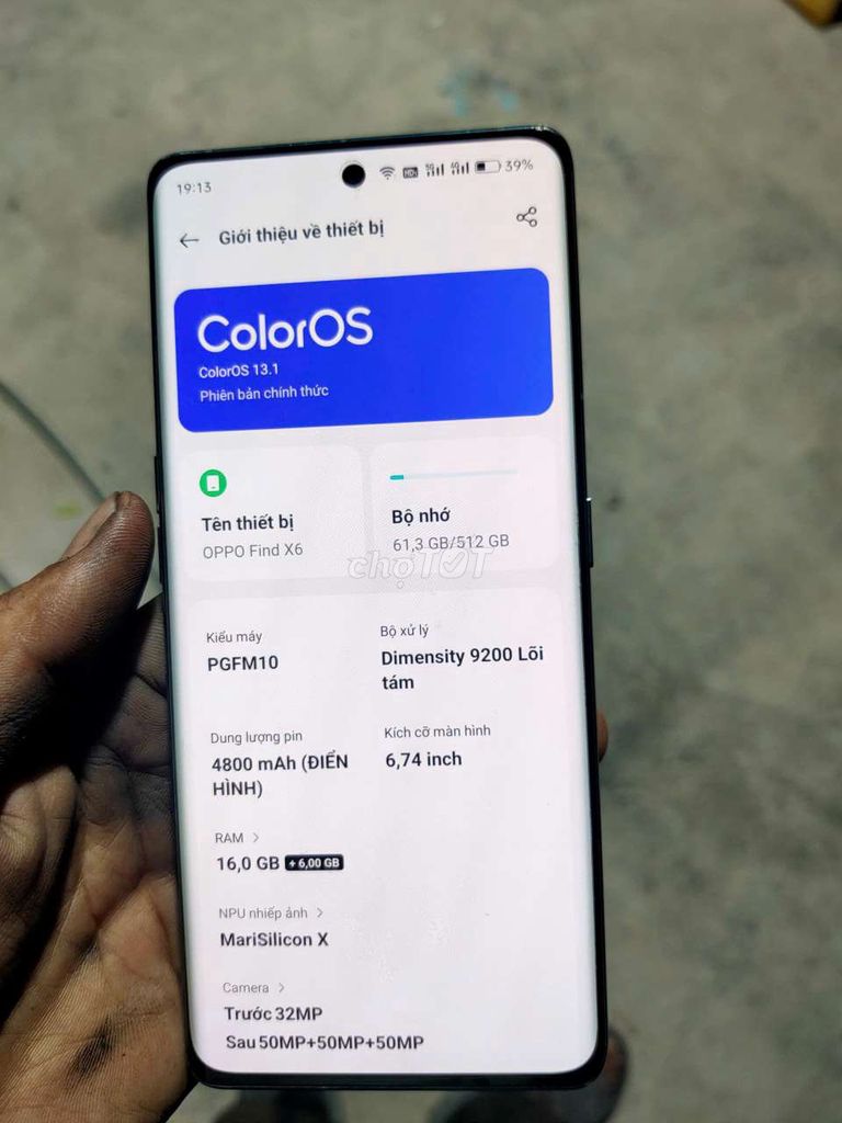 Oppo Find X6 ram 16gb 512gb gl p60. Mua bán Điện thoại tại Thành phố Thủ Đức Tp Hồ Chí Minh được đăng bởi PHỤ TÙNG XE MÁY hình 1