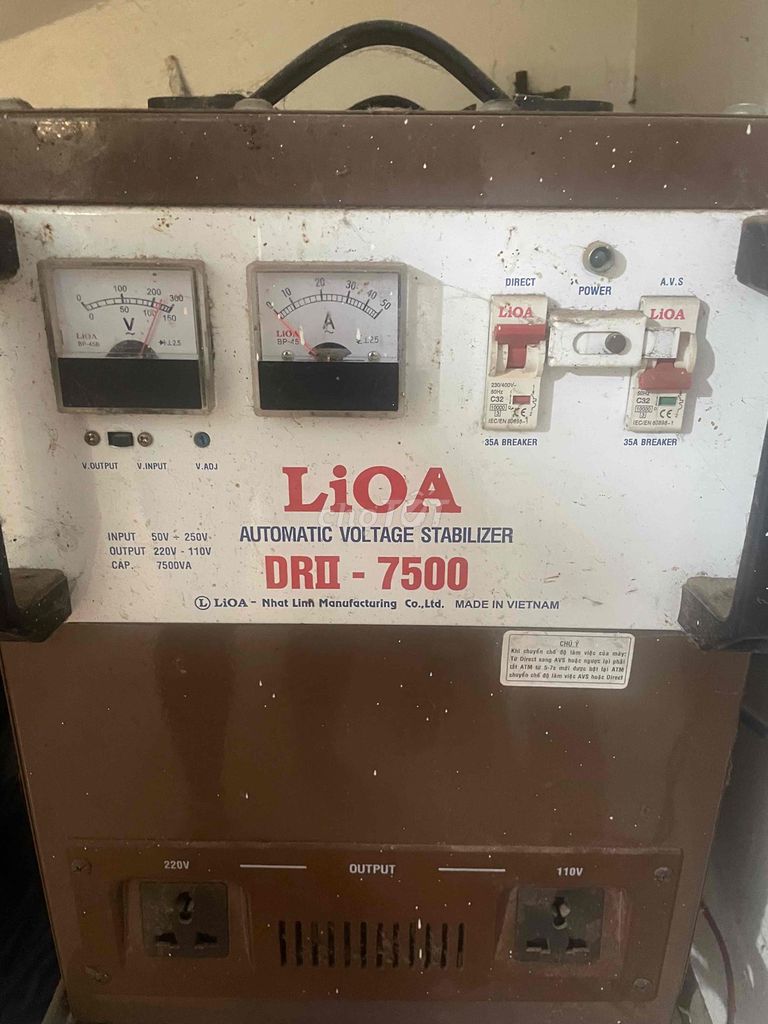 Ổn áp Lioa DRII - 7500 7500VA. Mua bán Nội thất, đồ gia dụng khác tại Huyện Mê Linh Hà Nội được đăng bởi Đông Nguyễn hình 1