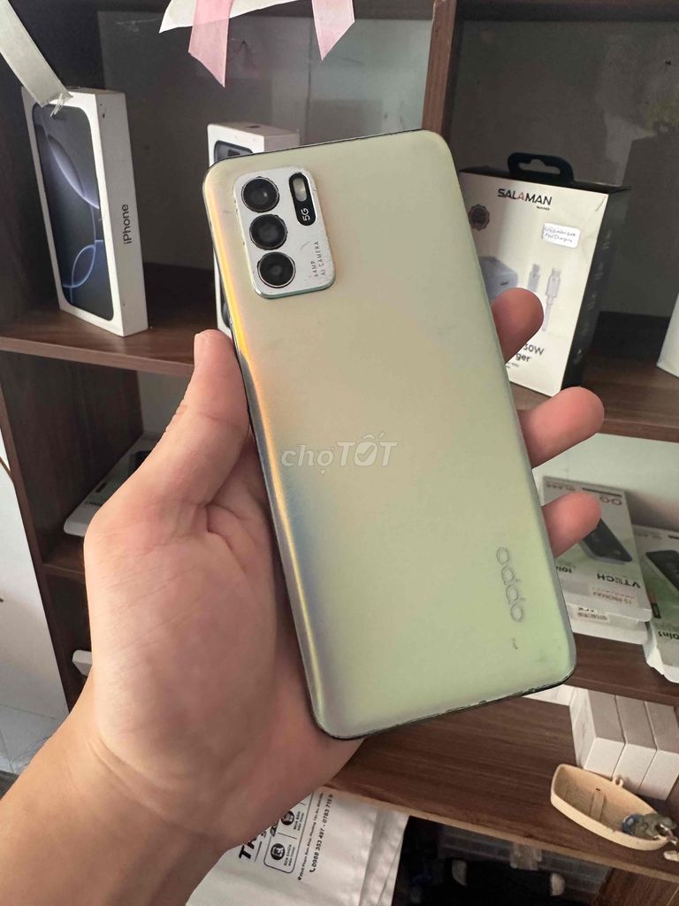 Oppo Reno6 Z 128GB Trắng. Mua bán Điện thoại tại Quận Ninh Kiều Cần Thơ được đăng bởi Lê Trí Dũng hình 1