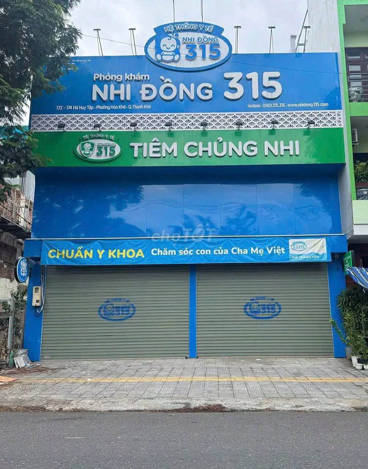  Cho thuê nhà đôi 3 tầng mặt tiền : Hà Huy Tập , Thanh Khê (ngang 10m)