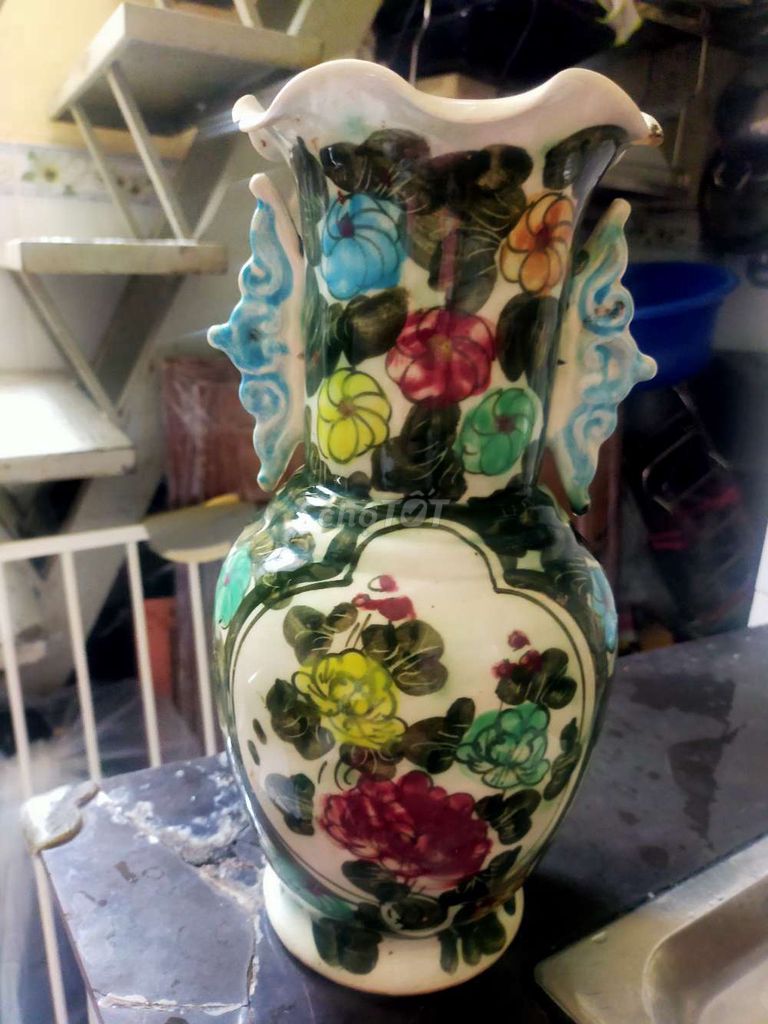 Bán bình gốm sứ kiểu hoa đẹp