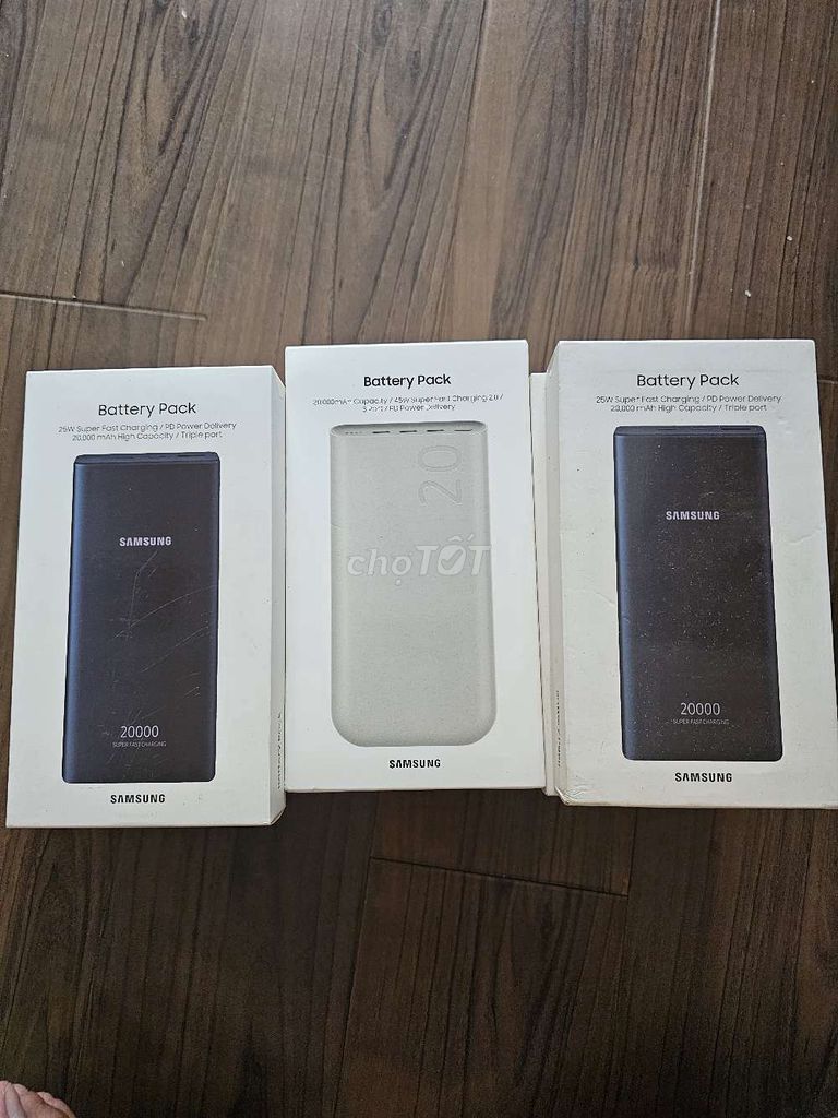 Pin sạc dự phòng samsung 20 000 mah 45w new