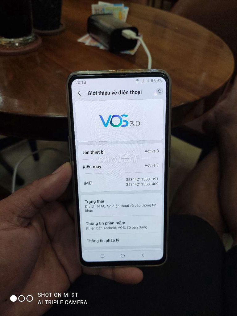 Vsmart Active 3 64GB Xám. Mua bán Điện thoại tại Quận Ninh Kiều Cần Thơ được đăng bởi Mua bán trao đổi  hình 1