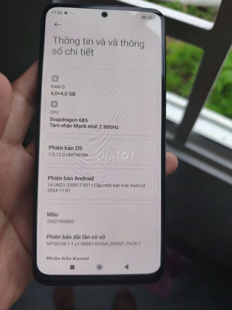 Xiaomi Redmi 4GB/128GB Đen Đã sử dụng. Mua bán Điện thoại tại Huyện Bình Chánh Tp Hồ Chí Minh được đăng bởi a Tín hình 1