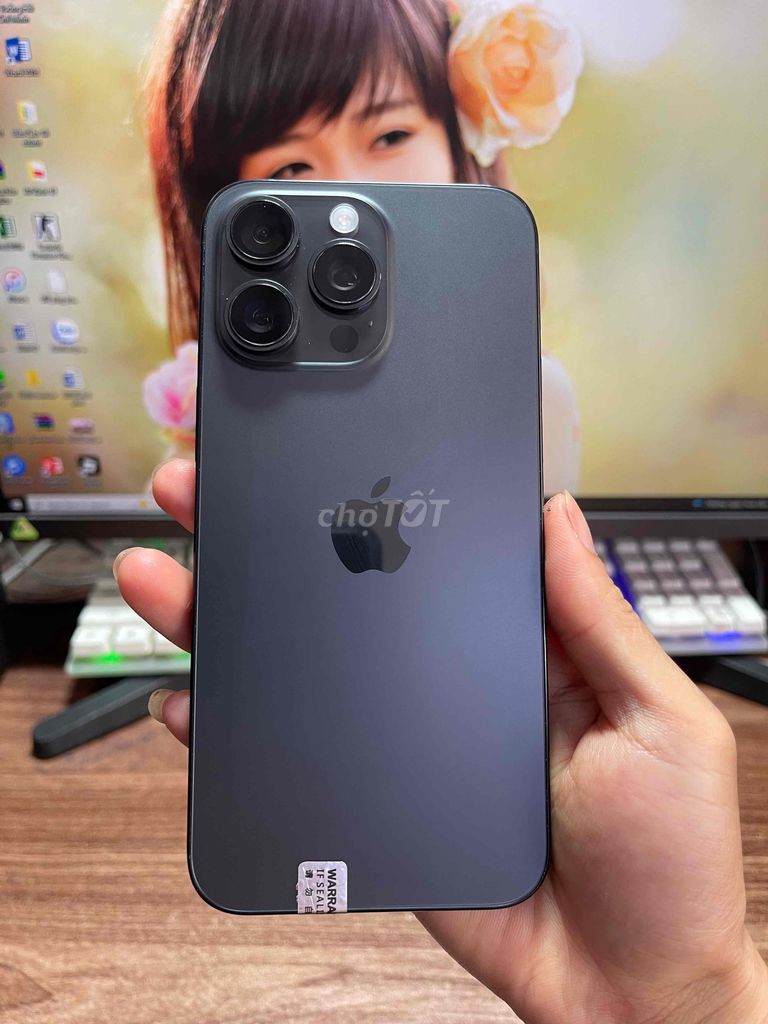 15 Pro Max 256GB Đen Mỹ Zin All.. Full chức năng. Mua bán Điện thoại tại Quận Lê Chân Hải Phòng được đăng bởi Huy Tưởng Mobile hình 1