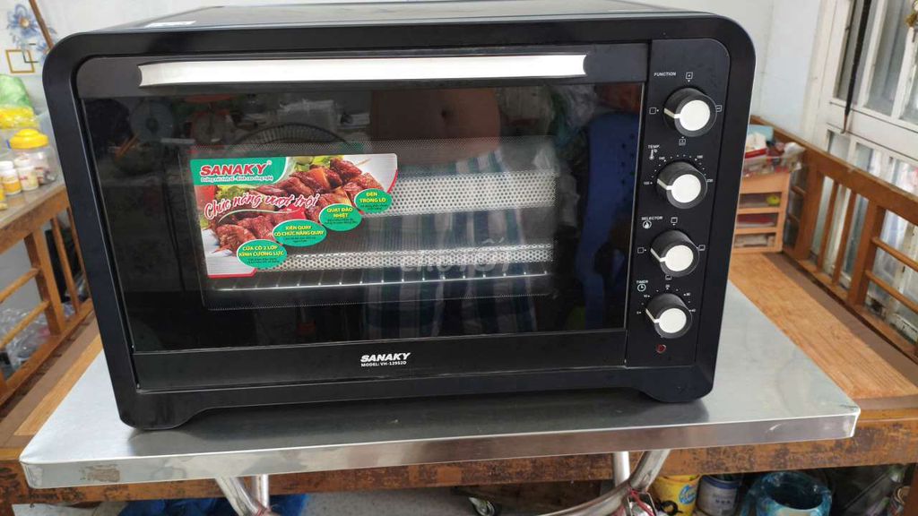 Lò nướng Sanaky VH-129S2D 120 Lít đen Like new 99%. Mua bán Bếp, lò, đồ điện nhà bếp tại Quận Thốt Nốt Cần Thơ được đăng bởi Trần Trung Hiếu  hình 1