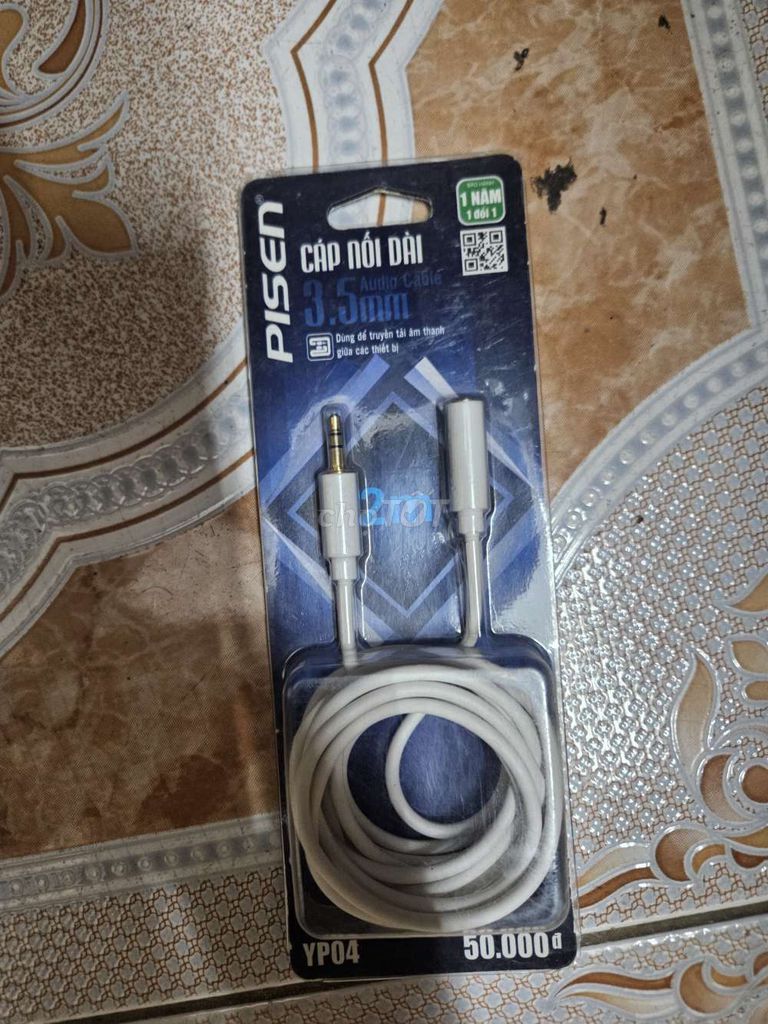 Cáp 3.5mm 2m. Mua bán Phụ kiện (Màn hình, Chuột...) tại Thành phố Ninh Bình Ninh Bình được đăng bởi qbui hình 1