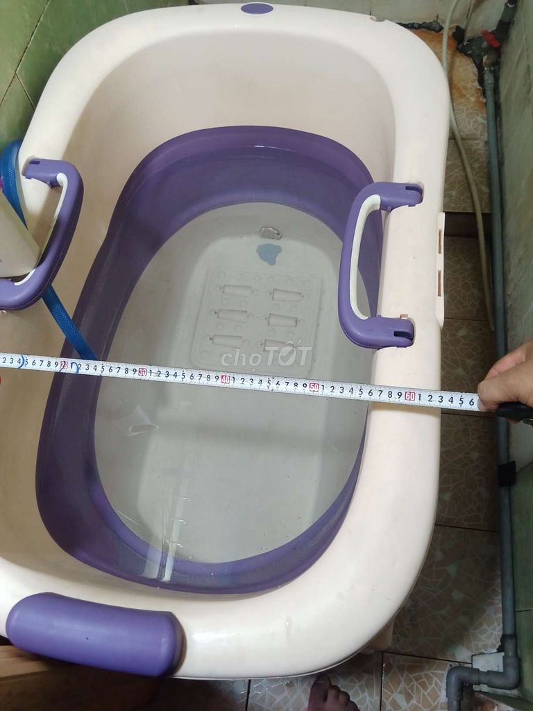 Bồn tắm nhựa gấp gọn 1m. Mua bán Thiết bị vệ sinh, nhà tắm tại Quận 12 Tp Hồ Chí Minh được đăng bởi thọ nguyễn  hình 1