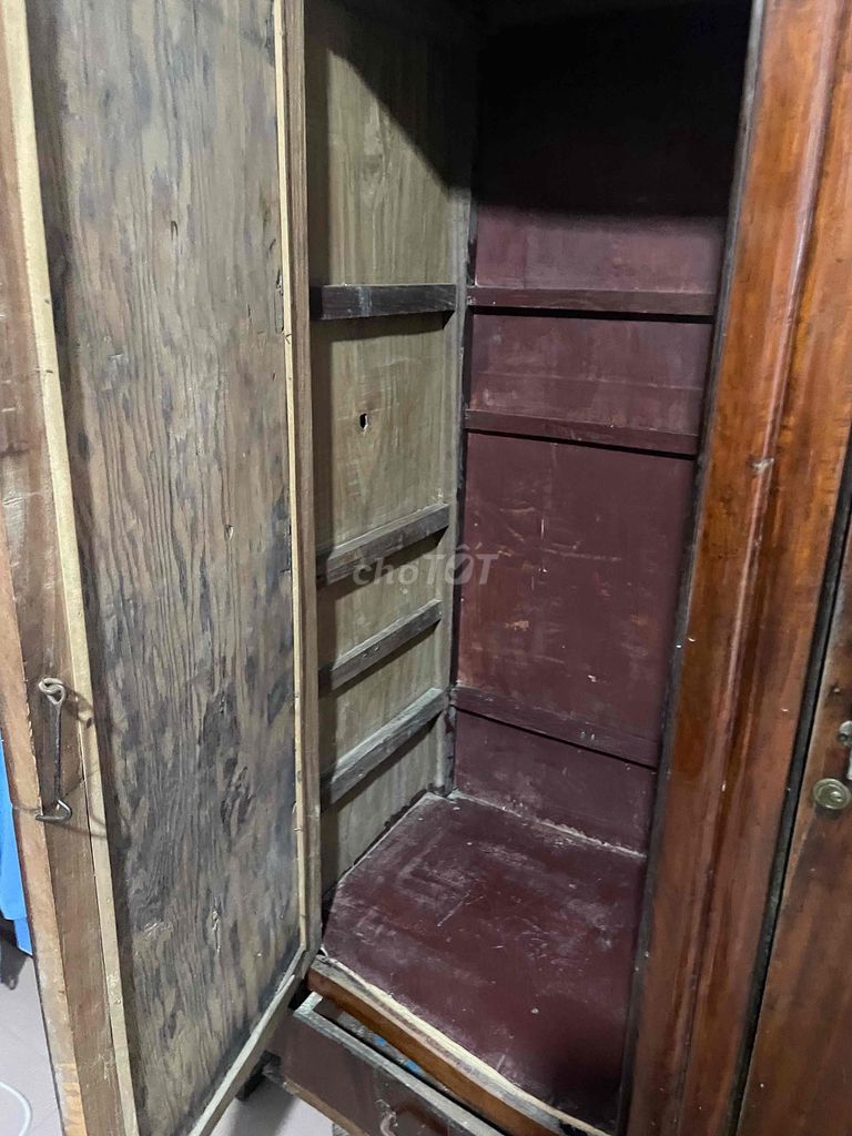 Tủ quần áo Gỗ xoan đào Cổ điển Nâu. Mua bán Tủ, kệ gia đình tại Huyện Hòa Vang Đà Nẵng được đăng bởi Kip Luyện hình 1