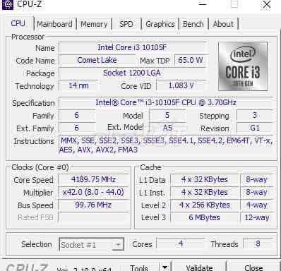 pc i3 10105F, 1050Ti