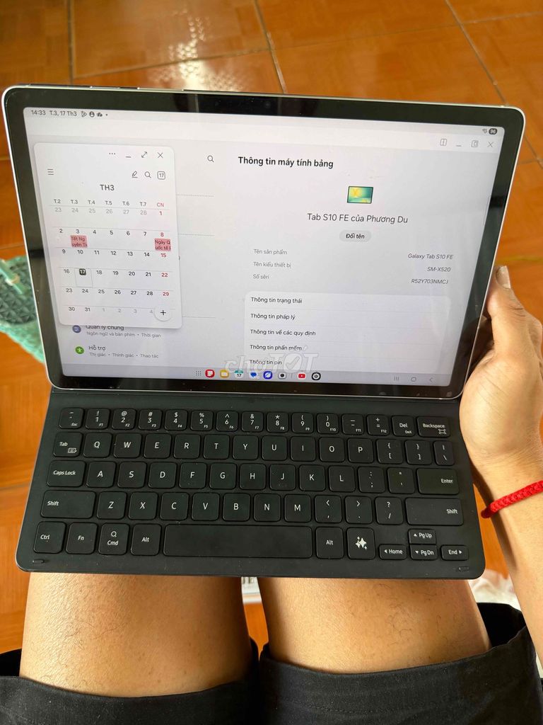 Samsung Tab S10 FE  8GB/128GB Bạc. Mua bán Máy tính bảng tại Huyện Tân Biên Tây Ninh được đăng bởi huy lâm hình 1