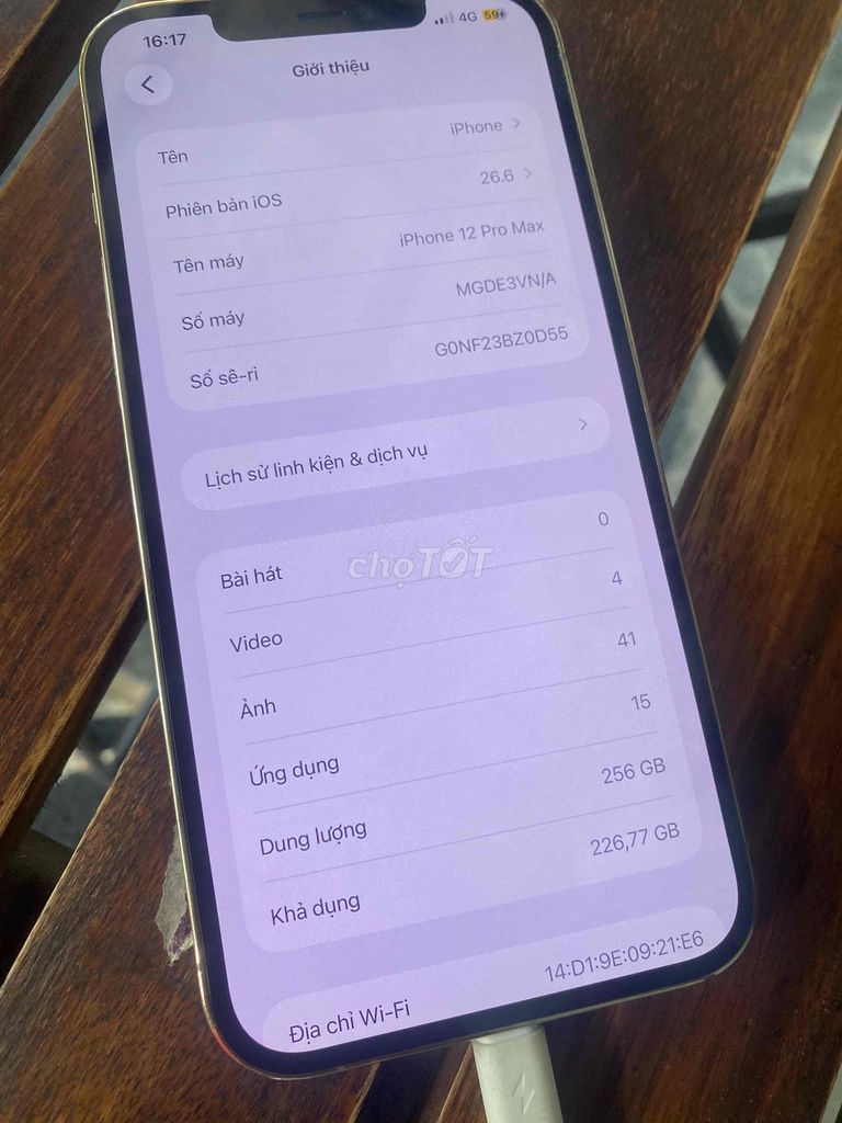 Apple iPhone 12 Pro Max 256G bán và giao lưu. Mua bán Điện thoại tại Quận Thanh Xuân Hà Nội được đăng bởi Anh Đức hình 1