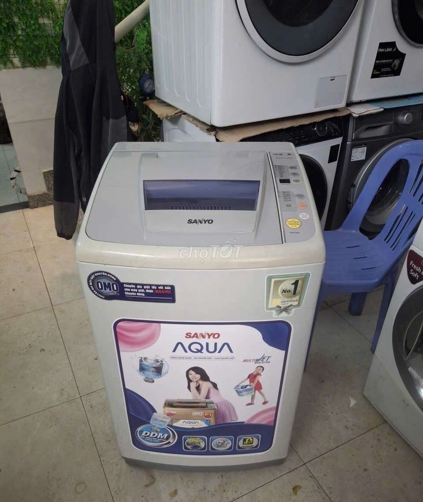 Thanh lý máy giặt Sanyo 7kg chạy tốt có lắp.. Mua bán Máy giặt tại Huyện Nhà Bè Tp Hồ Chí Minh được đăng bởi Quí Vũ Official hình 1
