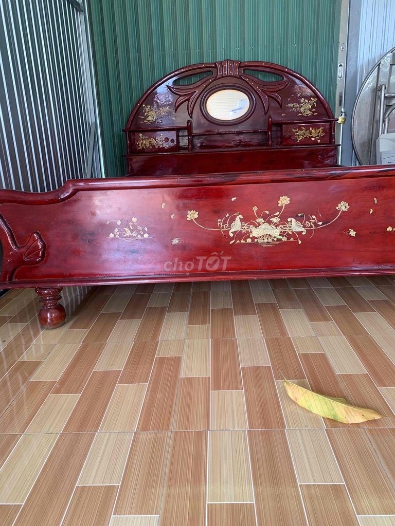 Giường ngủ 1m6x2m. Mua bán Giường, chăn ga gối nệm tại Huyện Mỏ Cày Bắc Bến Tre được đăng bởi Hậu hình 1