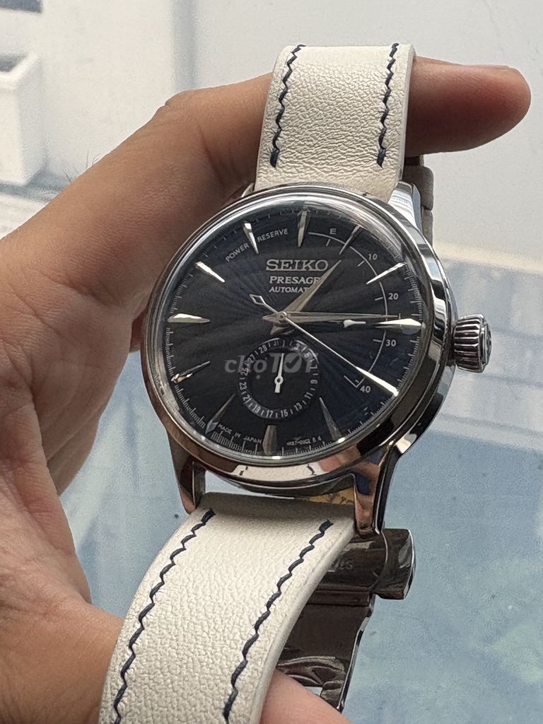 Đồng hồ Seiko Presage Automatic Thép Da Đen Trắng. Mua bán Đồng hồ tại Quận 1 Tp Hồ Chí Minh được đăng bởi Noah Nguyen hình 1
