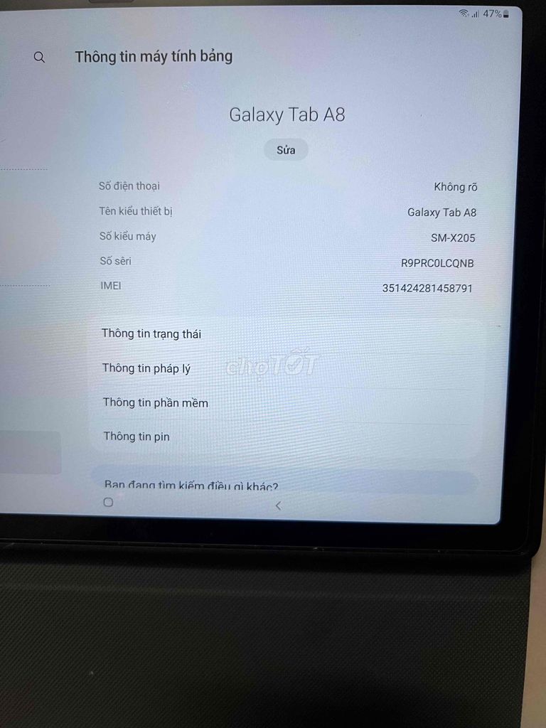 Máy Tính Bảng Galaxy Tab A8 64Gb sim 4G 2022