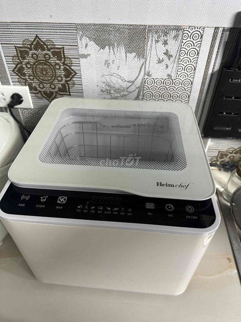 Máy rửa thực phẩm Heimchef Trắng Như mới. Mua bán Bếp, lò, đồ điện nhà bếp tại Quận Long Biên Hà Nội được đăng bởi Thu hình 1