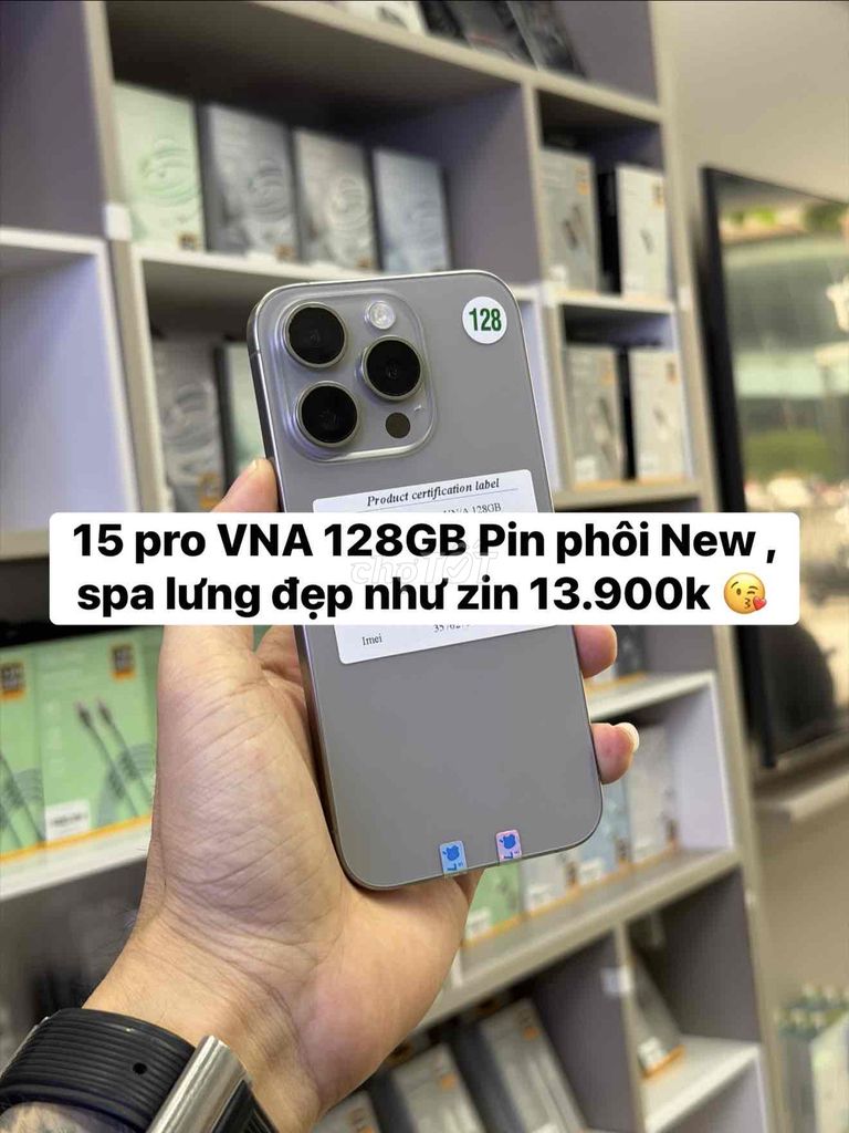 15 pro vna 128gb spa mỗi lưng còn lại zin all. Mua bán Điện thoại tại Thành phố Nam Định Nam Định được đăng bởi nguyễn việt hoàng hình 1