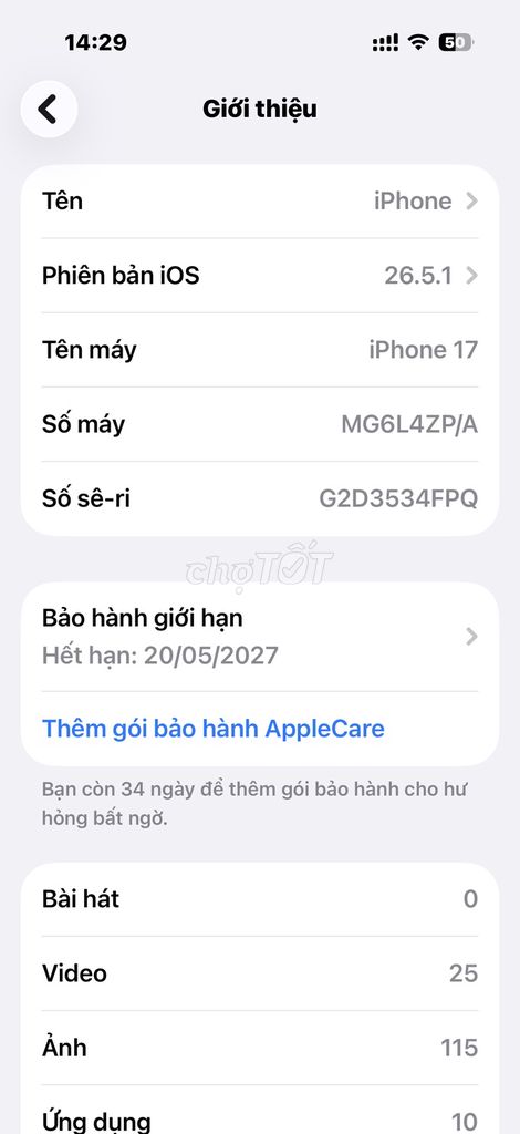 Apple iPhone 17 Xanh 100%. Mua bán Điện thoại tại Thành phố Hội An Quảng Nam được đăng bởi minh thế hình 1