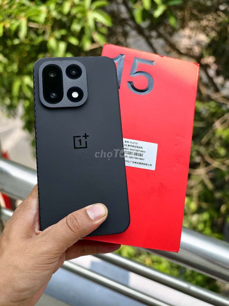 OnePlus 15 12/256GB Đen Rom Quốc tế Fullbox. Mua bán Điện thoại tại Quận 6 Tp Hồ Chí Minh được đăng bởi Điện thoại chất mỗi ngày hình 1