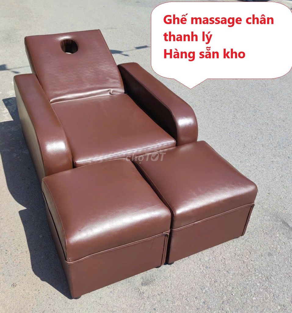 Ghế massage chân Nệm Nâu,ghế foot da cao cấp. Mua bán Đồ chuyên dụng, Giống nuôi trồng tại Quận Bình Thạnh Tp Hồ Chí Minh được đăng bởi PHÚ NHÀN NỘI THẤT THANH LÝ SÀI GÒN hình 1