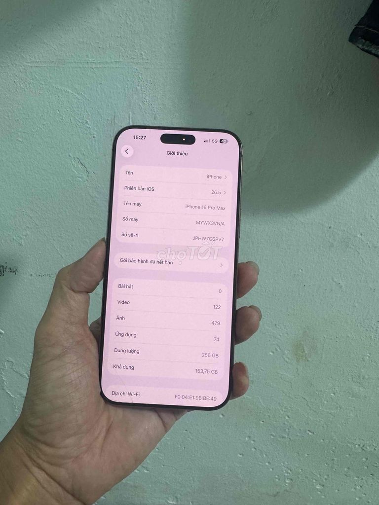 Apple iPhone 16 Pro Max 256GB Goldgo váp. Mua bán Điện thoại tại Quận Gò Vấp Tp Hồ Chí Minh được đăng bởi vũ huy trung hình 1