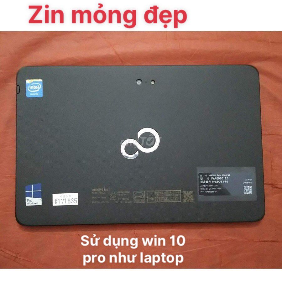 laptop máy tính bảng win 10 pro cảm ứng, 4GB/128GB