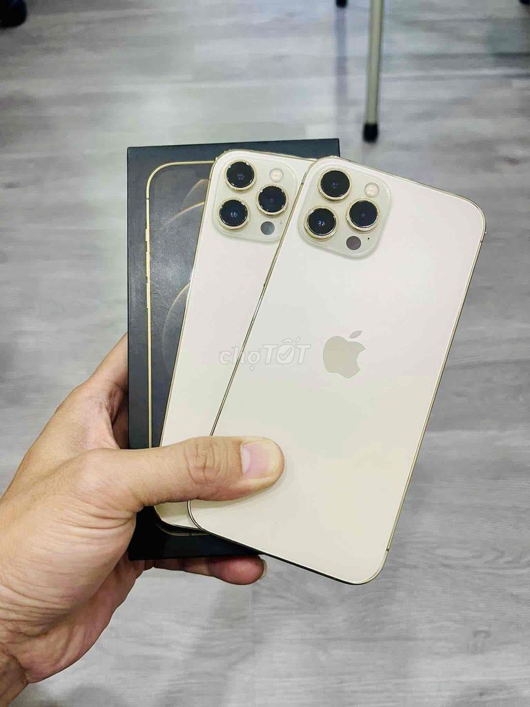iPhone 12 Pro Max GOLD 256G FULLBOX NEW APPLE 2023. Mua bán Điện thoại tại Quận 10 Tp Hồ Chí Minh được đăng bởi iStockHCM hình 1