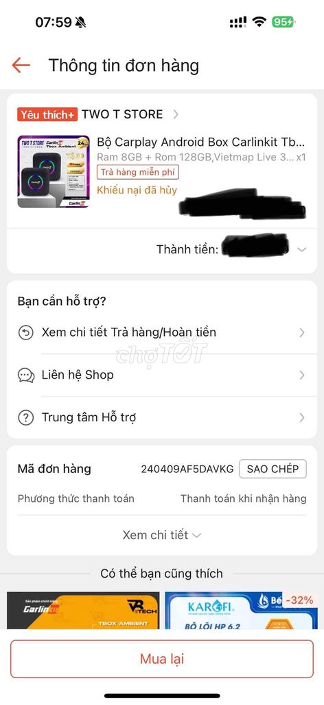 Bán Android Box BS10 Vietmap