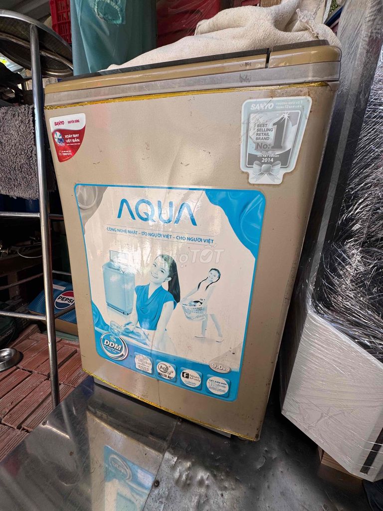 Máy giặt Aqua 9.0kg Vàng kem. Mua bán Máy giặt tại Huyện Bình Chánh Tp Hồ Chí Minh được đăng bởi nguyễn hưng hình 1