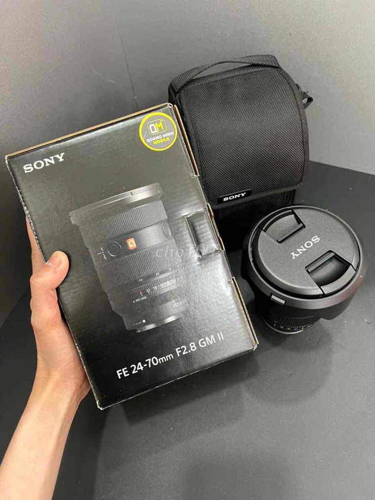 Ống kính Sony FE 24-70mm F2.8 GM II Đen. Mua bán Máy ảnh, Máy quay tại Quận Gò Vấp Tp Hồ Chí Minh được đăng bởi Quang Minh Mobile  hình 1