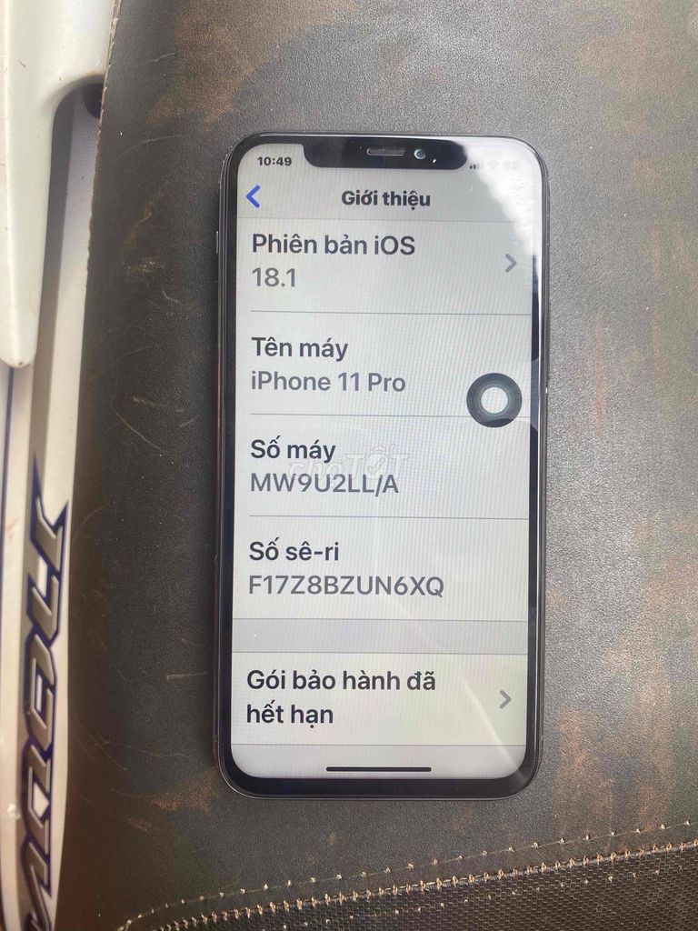 iPhone 11 Pro Xám. Mua bán Điện thoại tại Huyện Định Quán Đồng Nai được đăng bởi Tran Minh Chang hình 1