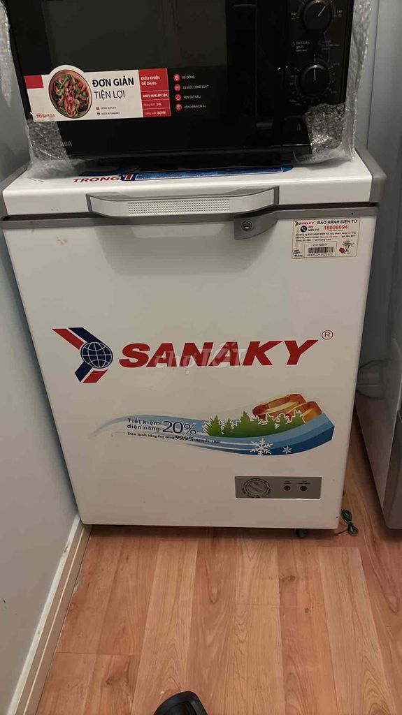 Tủ đông gia đình Sanaky ít xài 100l