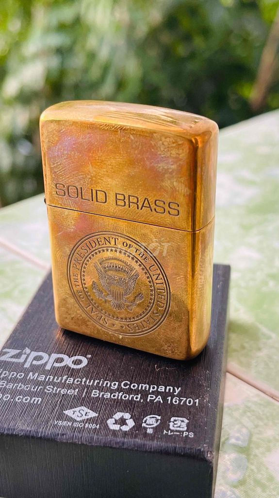 Zippo đồng khối Mỹ. Mua bán Đồ sưu tầm, đồ cổ tại Quận Bình Thuỷ Cần Thơ được đăng bởi Quốc Khải Cần Thơ hình 1