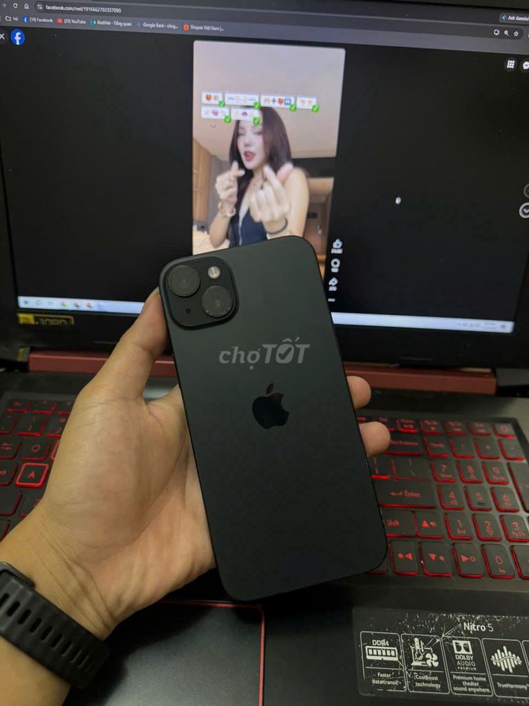 iPhone 15 Plus 128GB Đen. Mua bán Điện thoại tại Quận Hoàng Mai Hà Nội được đăng bởi Công Nguyễn hình 1