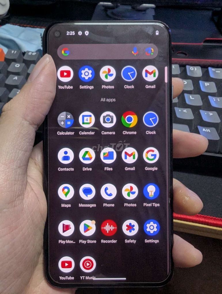 Pixel 5 bản quốc tế, tình trạng 90%, zin. Mua bán Điện thoại tại Quận 4 Tp Hồ Chí Minh được đăng bởi Nguyen Huu hình 1