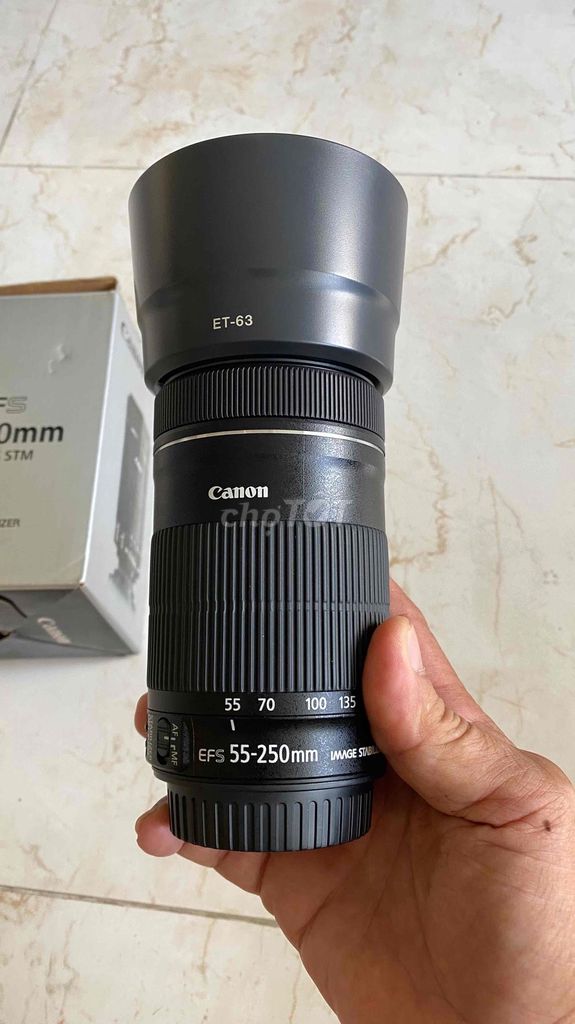Ống kính Canon EF-S 55-250mm Như mới 99%. Mua bán Máy ảnh, Máy quay tại Quận Bình Tân Tp Hồ Chí Minh được đăng bởi Mai Minh hình 1