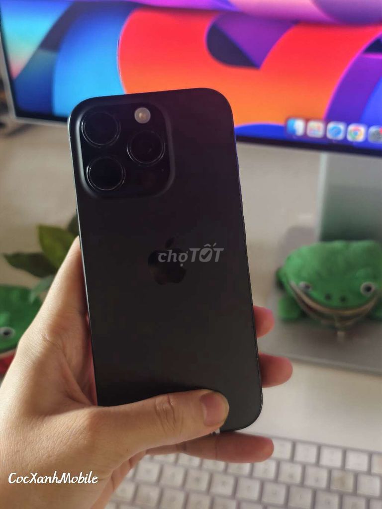 Apple iPhone 16 Pro 128GB Đen zin áp pin 90%. Mua bán Điện thoại tại Quận Liên Chiểu Đà Nẵng được đăng bởi Minh Hiệp CócXanhMobile hình 1